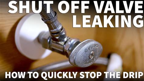 shut off valve leaking at stem|Shut